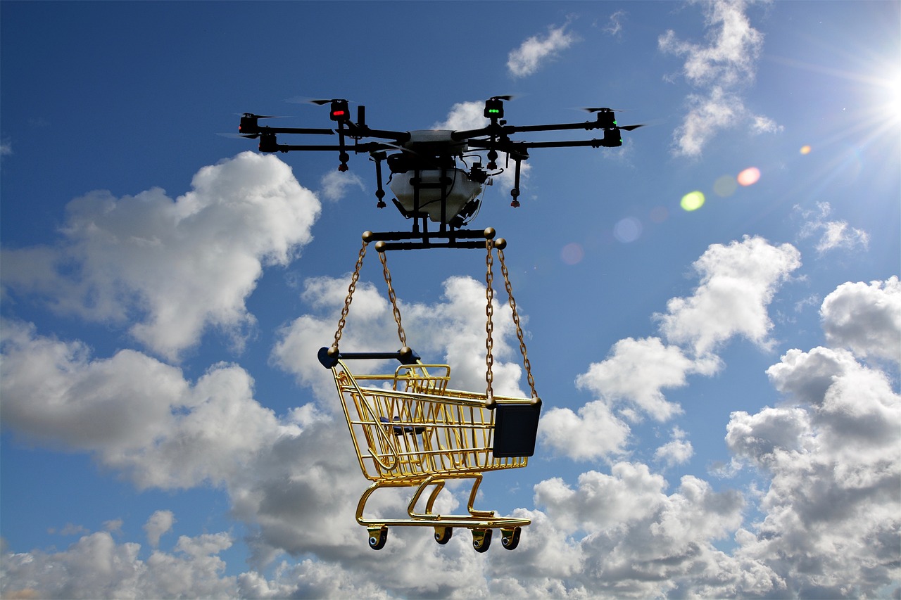 drone, logistics drone, package drone, unmanned, aircraft, shopping, delivery, future, amazon, drone, drone, drone, drone, drone, delivery, delivery, amazon
